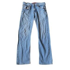 Levi's 514 Women's Mid‎ Rise Slim Straight Size 20 Reg Jeans Country Cowgirl